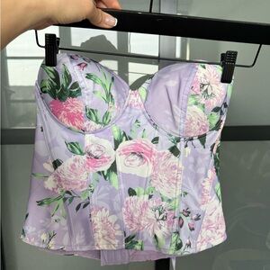 JLUX Label floral corset